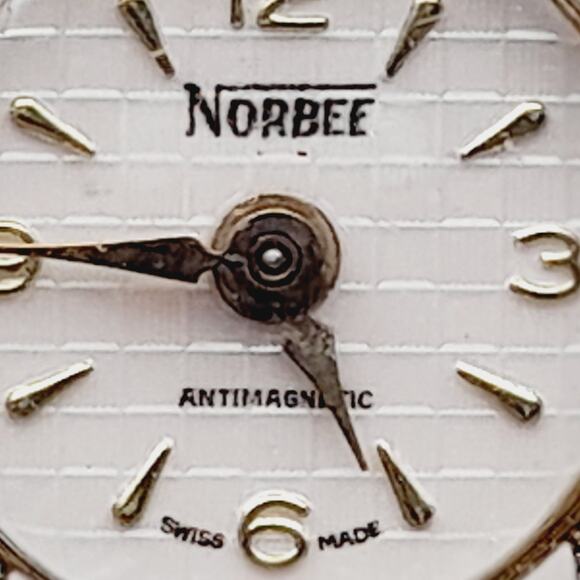 Vintage 1960s Norbee Swiss Made Antimagnetic Working Windup Pendant Watch - Picture 3 of 6